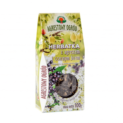 Herbatka z agrestem i czarnym bzem 100g Natura Wita