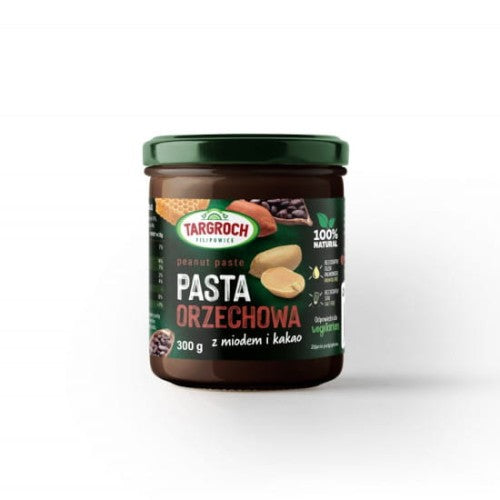 Pasta orzechowa z miodem i kakao 300g