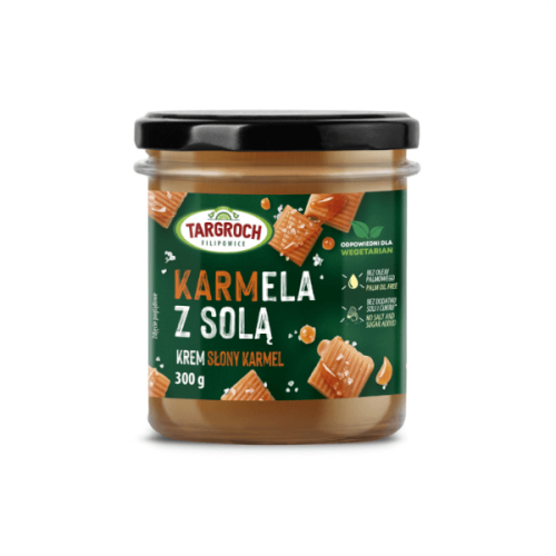 Krem o smaku słonego karmelu Karmela z solą morską 300g